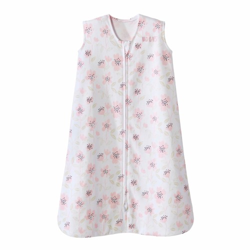 Blush Wildflower Cotton Wearable Baby Blanket M| HALO