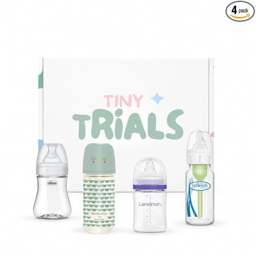 Glass Baby Bottle Variety Pack Newborn 0+ Anti-Colic Non-Toxic Glass Bottles Featuring Dr. Brown's, Lansinoh, Chicco & Suavinex Baby Bottle Discovery Box