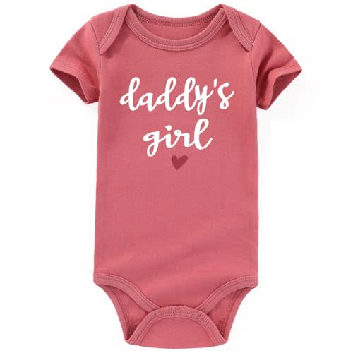 AIZFFZY Daddys Girls Baby Clothes daddy's girl outfits Dad infant Bodysuits