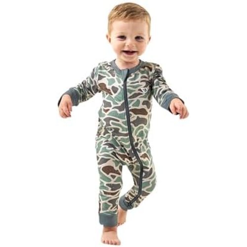 Burlebo Baby Zip Up – Soft Performance Fabric with Fold-Over Cuffs