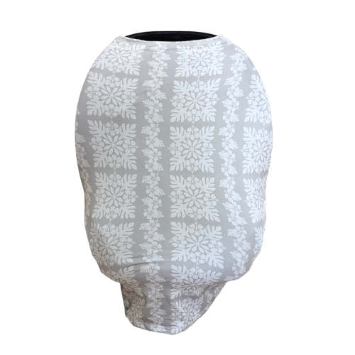 Grey Quilt Car Seat Cover | Sweet Honey Hawaii