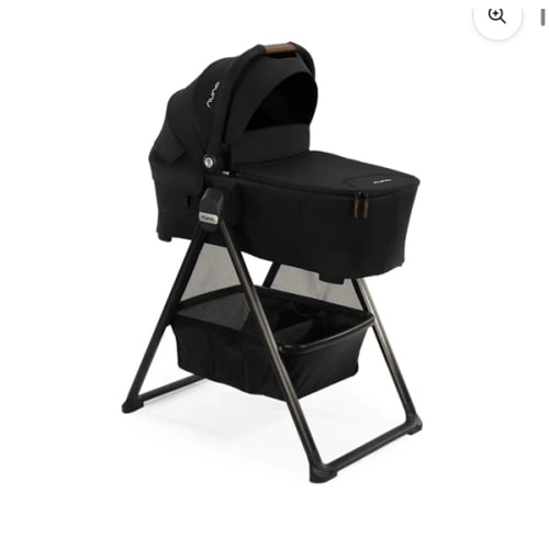 Nuna SWIV™ & TRIV™ Series Bassinet + Stand  - Caviar