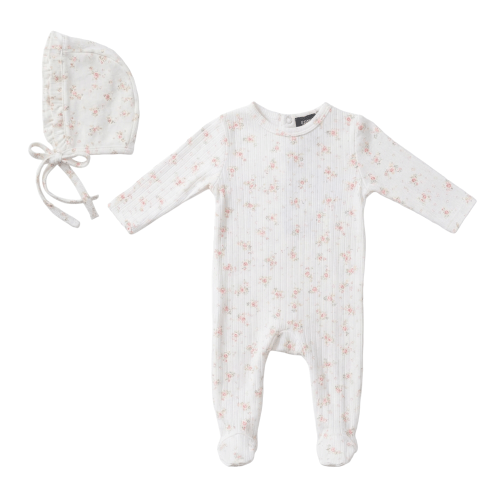 Floral Pointelle Onesie