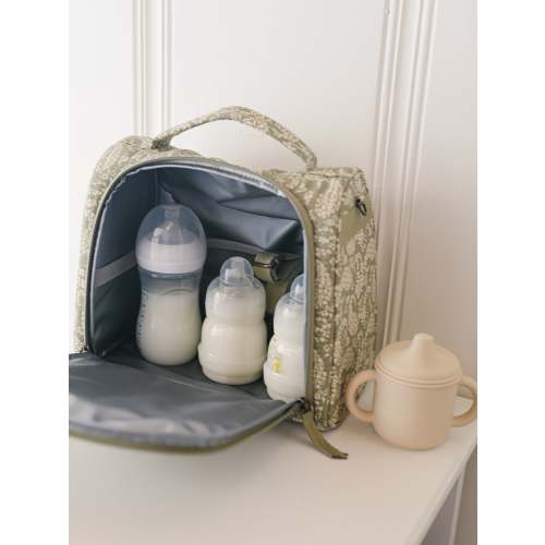 Sazan + JuJuBe Insulated Bottle Bag - Paisley Floral