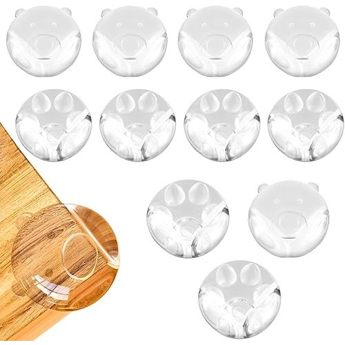 12 Pack Corner Protector Baby Guards for Furniture Corners, Clear Furniture Corner Protectors, Animals Silicone Table Edges Protectors for Cover Furniture