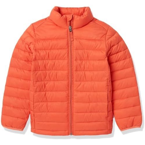 Amazon Essentials Boys and Toddlers' Lightweight Water-Resistant Packable Puffer Jacket
