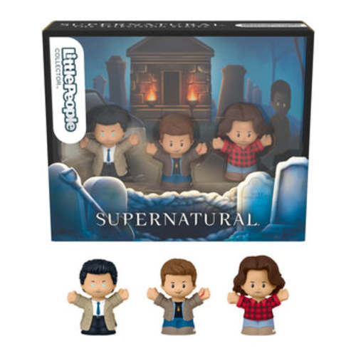 Little People Collector Supernatural Tv Show Special Edition Set For Adults & Fans, 3 Figures