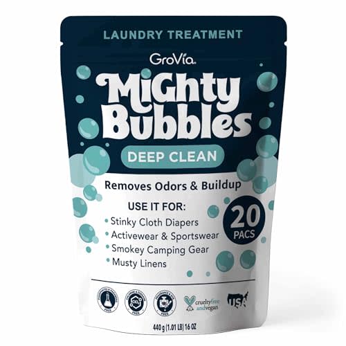 GroVia Mighty Bubbles Deep Clean Laundry Treatment | 20 Count