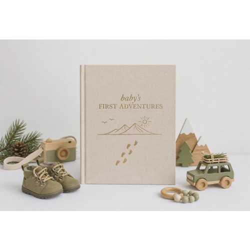 Baby Milestone Book | Outdoor Baby Memory Book | Baby Shower Gift | Little Wanderer Books
