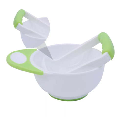 Baby Food Mash Bowl Mashing Bowl Food Masher And Bowl Set With Non Slip Long Bowl Handle And Grinding Rod For Toddler Fruit Vegetable