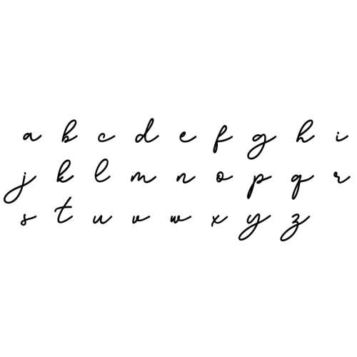 Personalized Block & Script Colored Baby Name Announcement