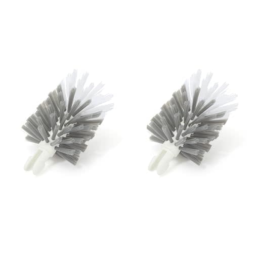 Full Circle Clean Reach Bottle Brush Refill – Replaceable Heads for Deep Cleaning Water Bottles, Baby Bottles, and Tumblers, 2pk
