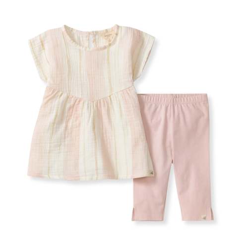 Pacific Stripe Tunic & Pants Set – Burt's Bees Baby