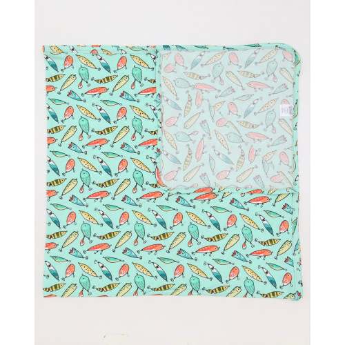 Fishing Baits Bamboo Swaddle Blanket