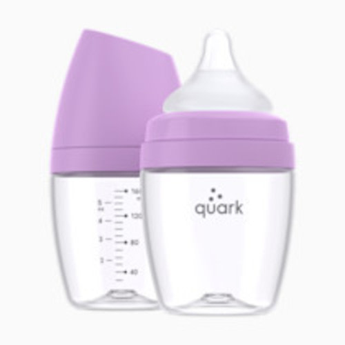 Quark BuubiBottle Hybrid Baby Bottles (2 pack) - Purple, 5oz, 2