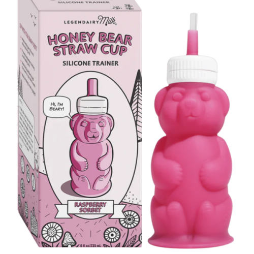 Honey Bear Straw Cup | Silicone Training Cup | Legendairy Milk