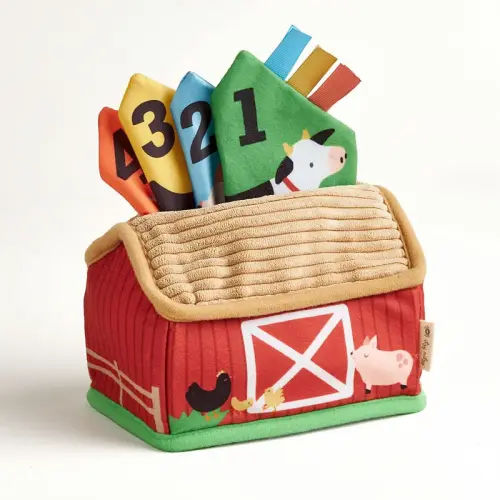 Itzy Sensory Scarves™ Pull-And-Take Toy - Farm Friends