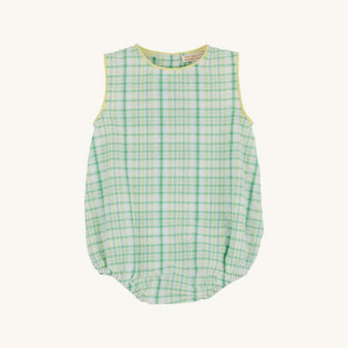 Benjamin Bubble - Gibson Island Green and Lake Worth Yellow Sewanee Seersucker with Lake Worth Yellow