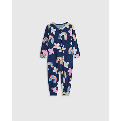 Bamboo One Piece Pajama - Rainbow Garden