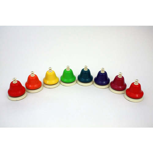 CHROMA-NOTES® 8-note C Major Diatonic Desk Bell Set (CNDB-D)