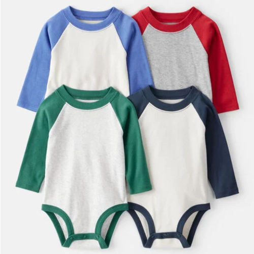 Baby Boy 4-Pack Long-Sleeve Multipack Raglan Bodysuits | Carter's