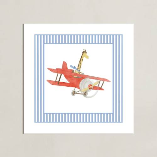 Safari Planes 1 Open Edition Children's Art Print by Krisztian Hollo