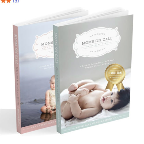 Moms on Call 2 Book Bundle | Basic Baby Care & Next Steps Baby Care 0 Months-15 Months | Parenting Set