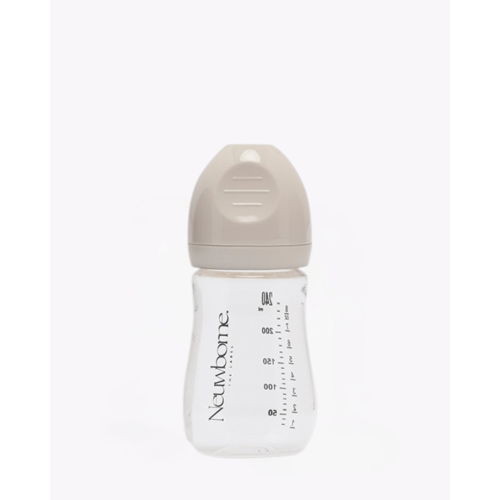 Baby Glass Bottle - 240ml - Sand – Neuwborne the label