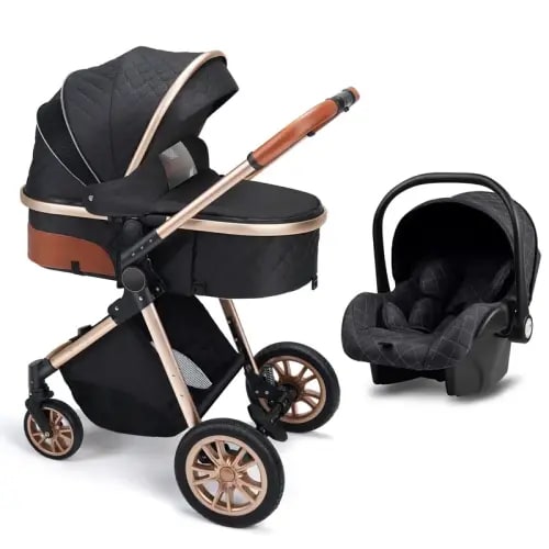 (without base)3 In 1 Luxury Pram High Landscape Baby Strolle - TikTok Shop