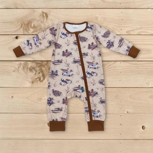 Duck Romper, Mallard Duck Romper, Toddles Duck Romper, Baby Boy Long Sleeve Duck Romper, Outdoor Romper,country Boy Romper,baby Clothes - Etsy