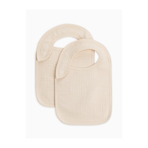 Organic 2-Pack Muslin Bibs
