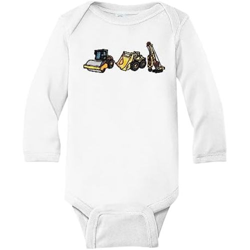 Construction Vehicles Baby Onesie® Cute Baby Clothes for Baby Outfit for Baby Shower Gift for Boys Shirt