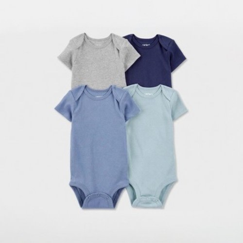 Baby Boy Short Sleeve Bodysuits