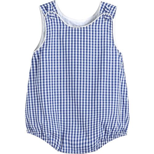 Lil cactus Baby & Toddler Boys and Girls Seersucker or Gingham One-Piece Bubble Romper Cotton Summer Outfit with Snaps Wear