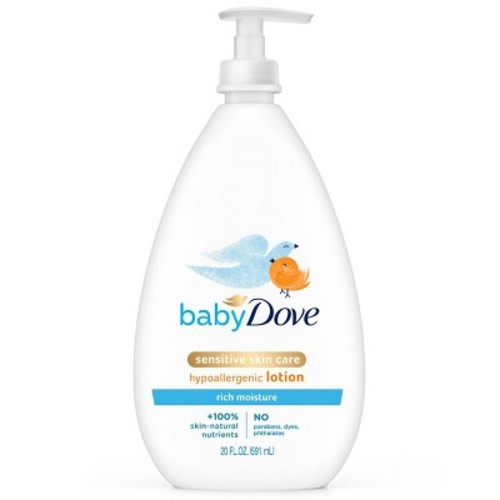 Baby Dove Rich Moisture Sensitive Skin Hypoallergenic Wash  - 20 fl oz