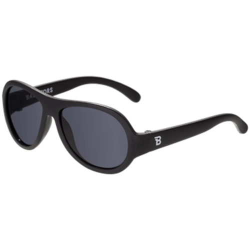 Jet Black Aviator I Smoke Lenses – Babiators Sunglasses