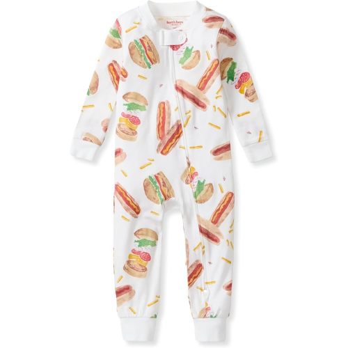 Burt's Bees Baby Baby Sleeper Pjs, Honeysoft Lyocell Jersey Pajamas, Footless One-piece Zip-up, Snug Fit Pajamas