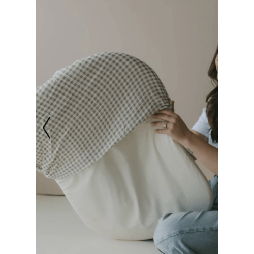 Infant Lounger Muslin Cover | Gingham