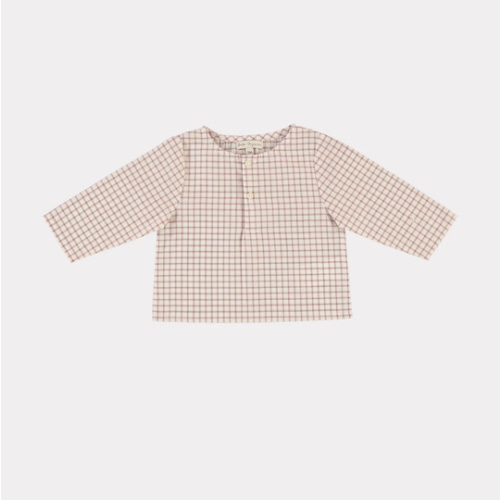 Otis Baby Shirt Pin Check