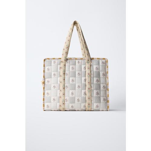 Quilted Maternity Tote Bag - Multi-color | ZARA United States