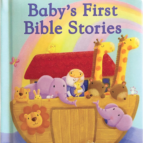 Baby's First Bible Stories Padded Board Book - Gift for Easter, Christmas, Communions, Newborns, Birthdays, Beginner Bible