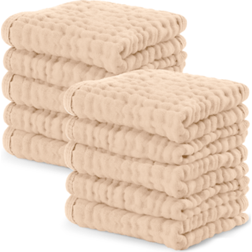 Muslin Washcloths - Pack of 10