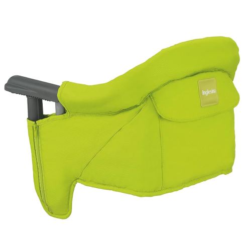 Inglesina Fast Table Chair, Lime Green - Portable Baby High Chair - For Babies & Toddlers 6-36 Months - Collapsible Design - Fits Tables 0.8'' to 3.5'' Thick, Compact Easy to Use - Travel Bag Included