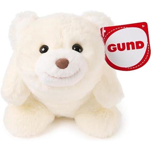 GUND Snuffles Teddy Bear, Forever Friends Littles Stuffed Animals, Classic Plush Toys for Ages 1 and Up, White, 7”