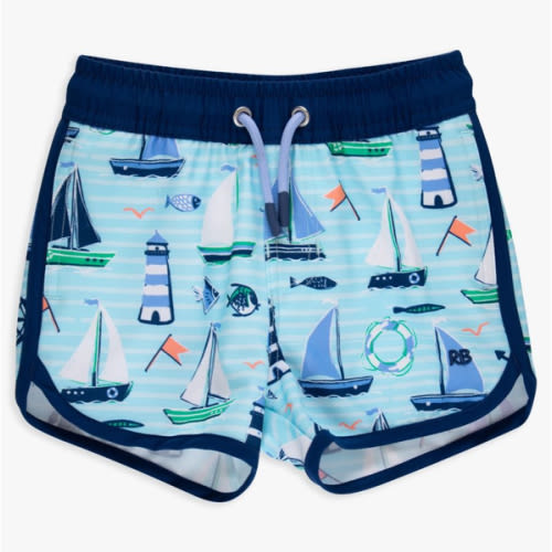 Performance Hybrid Dolphin Hem Swim Trunks