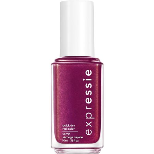 Essie expressie, Quick-Dry Nail Polish, Vegan 8-Free, Magenta Pink, Mic Drop-It-Low, 0.33 fl oz