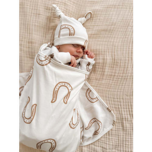 Swaddle Set | Western Horse Shoe – Little and Fern