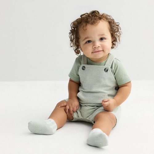 Baby Boy Carter's 2-Piece Striped Top & Shortall Set
