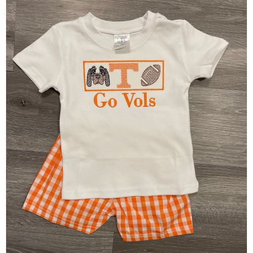 Boys Volunteers Shirt, Boys Tennessee Football TShirt, Boys Collegiate Shirt, Boys Football Shirt, Football Sibling Matches