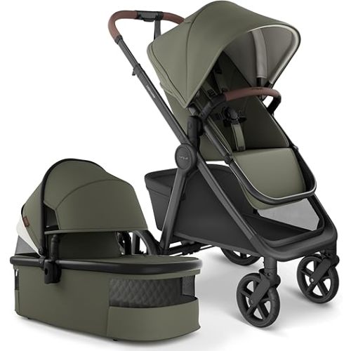 Mompush Ultimate 3 Full-Size Stroller with Bassinet, Newborn to Toddler